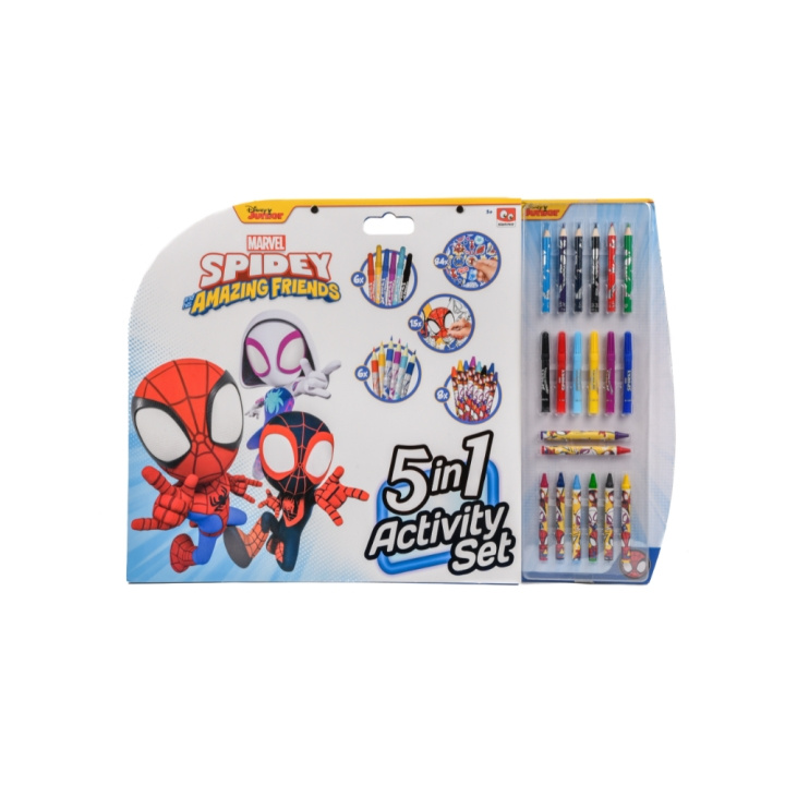 Disney Spidey og hans fantastiske venner - 5-i-1-malingsaktivitetssett (SP22306) i gruppen LEKER, BARN OG BABY / Leker / Tegne & regne hos TP E-commerce Nordic AB (C90222)