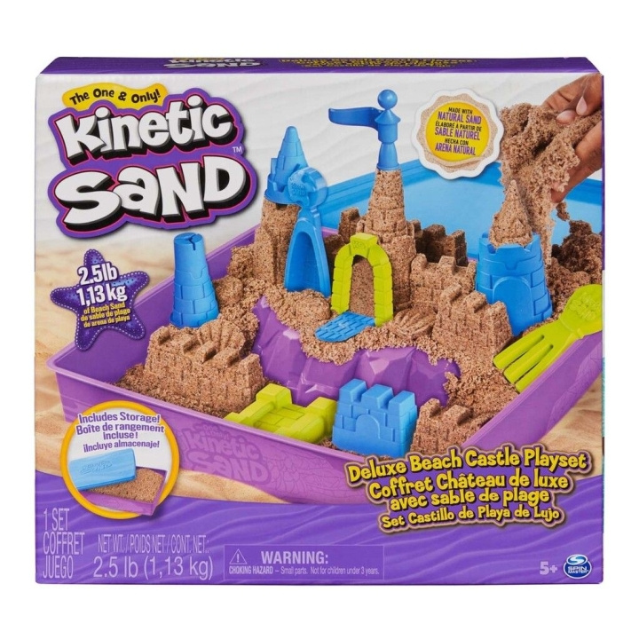 Kinetic Sand Deluxe lekesett med strandslott (6067801) i gruppen LEKER, BARN OG BABY / Leker / Lek leire, lek sand og tilbehør hos TP E-commerce Nordic AB (C90223)