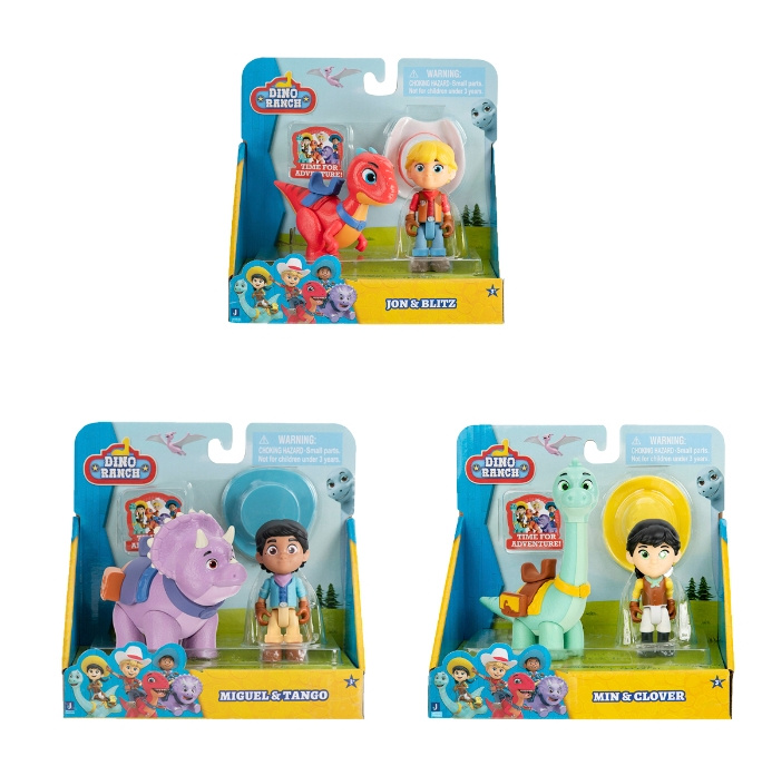 Dino Ranch RANCHERS 2 PK ASS - (DNR0003) i gruppen LEKER, BARN OG BABY / Leker / Figurer, miniatyrer og tilbehør hos TP E-commerce Nordic AB (C90256)