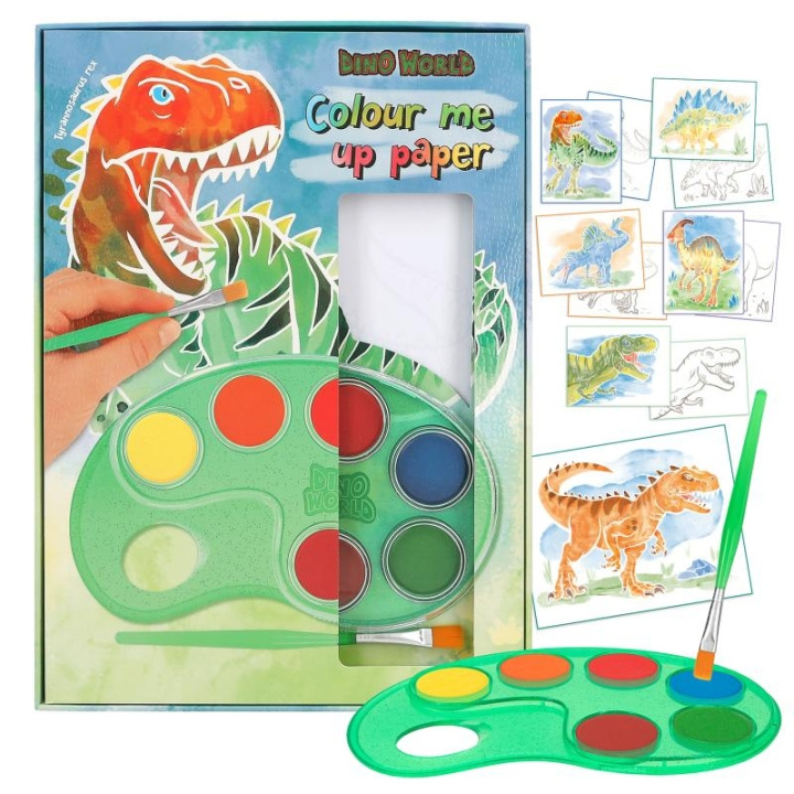 Dino World Colour Me Up Paper ( 0412517 ) i gruppen LEKER, BARN OG BABY / Leker / Håndtverk hos TP E-commerce Nordic AB (C90279)