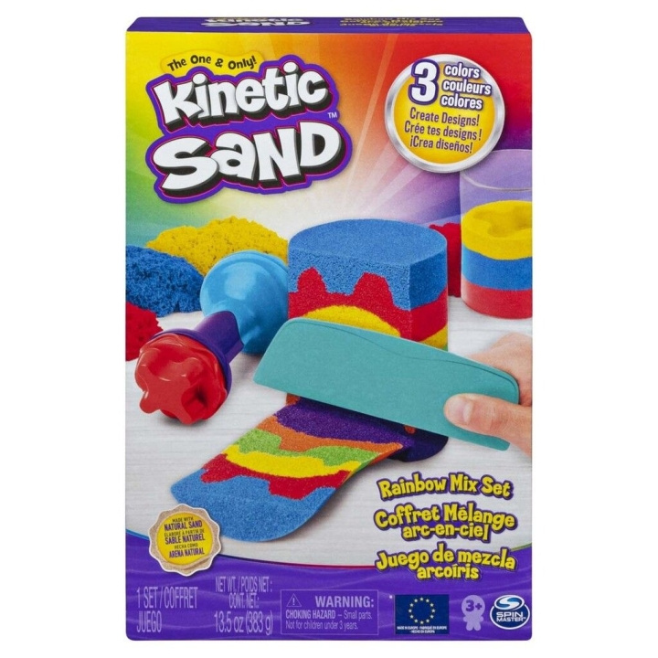 Kinetic Sand Rainbow Mix-sett (6053691) i gruppen LEKER, BARN OG BABY / Leker / Lek leire, lek sand og tilbehør hos TP E-commerce Nordic AB (C90365)