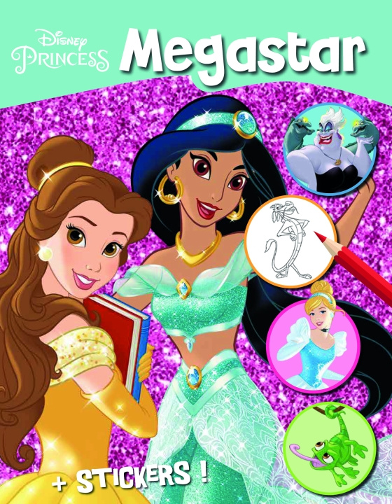 Disney Megastar-malebok - Disney Princess i gruppen LEKER, BARN OG BABY / Leker / Tegne & regne hos TP E-commerce Nordic AB (C90400)