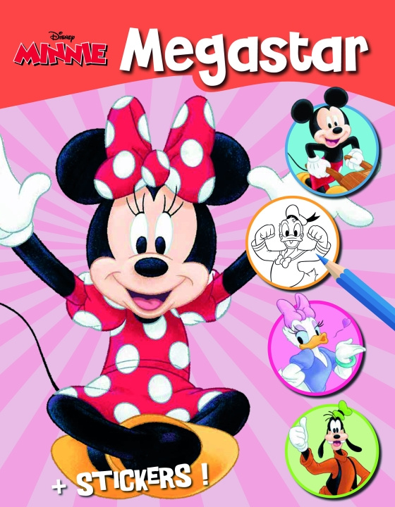 Disney Megastar fargeleggingsbok - Minnie Mouse i gruppen LEKER, BARN OG BABY / Leker / Tegne & regne hos TP E-commerce Nordic AB (C90401)