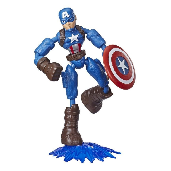 Disney Avengers - Bøy og bøy - Captain America i gruppen LEKER, BARN OG BABY / Leker / Figurer, miniatyrer og tilbehør hos TP E-commerce Nordic AB (C90406)