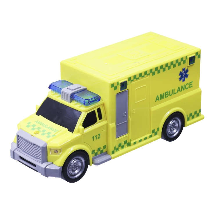 Impulse Toys Motor 112 - Ambulanse med lys og lyd (I-1600013) i gruppen LEKER, BARN OG BABY / Leker / Lekebiler hos TP E-commerce Nordic AB (C90416)