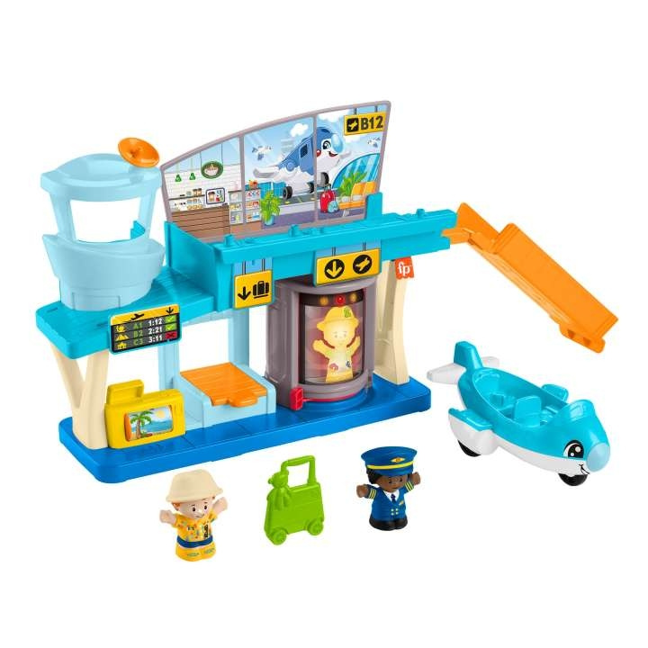 Fisher-Price Little People - Everyday Adventures flyplasslekesett (HTJ26) i gruppen LEKER, BARN OG BABY / Leker / Lekesett hos TP E-commerce Nordic AB (C90440)