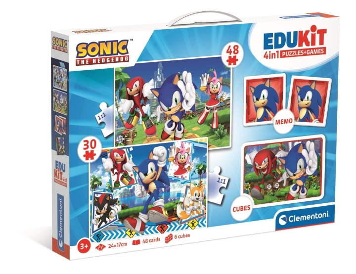 Clementoni Edukit 4in1 - Sonic (18318) i gruppen LEKER, BARN OG BABY / Leker / Barnas puslespill hos TP E-commerce Nordic AB (C90464)