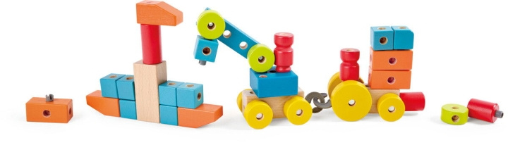 Hape Infinite Imagination Building Blocks (87-0519) i gruppen LEKER, BARN OG BABY / Leker / Byggeleker / Byggeklosser hos TP E-commerce Nordic AB (C90488)