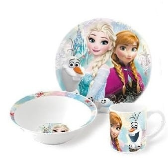 Disney Frost - Gavesett 3 stk. (95537) i gruppen LEKER, BARN OG BABY / Spise & drikke / Barneserviser hos TP E-commerce Nordic AB (C90528)