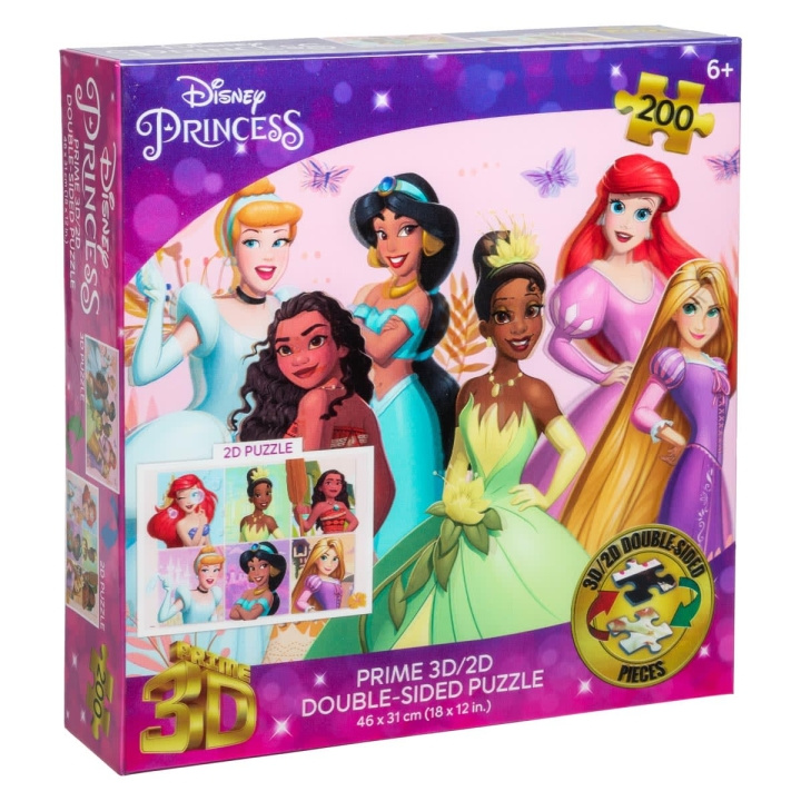 Disney 3D-puslespill Dobbeltsidig 200 Prinsesse (41040017-01) i gruppen SPORT, FRITID & HOBBY / Hobby / Puslespill hos TP E-commerce Nordic AB (C90573)