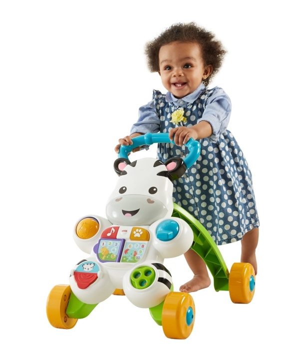 Fisher-Price Spedbarn - Lær med meg Zebra gåstol (DLD80) i gruppen LEKER, BARN OG BABY / Babyleker (0-3 år) / Lære seg å gå hos TP E-commerce Nordic AB (C90597)