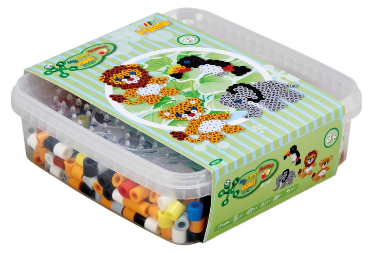 HAMA Beads Hama - Maxi Beads - 600 perler og 1 stiftplate i eske (8751) i gruppen LEKER, BARN OG BABY / Leker / Håndtverk hos TP E-commerce Nordic AB (C90621)