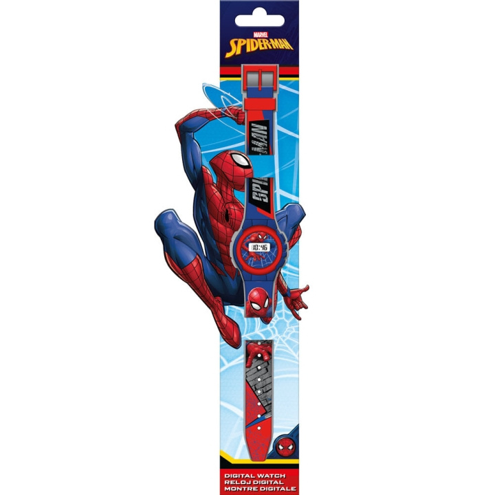 Disney Kids Licensing - Digitalt armbåndsur - Spider-Man (0878311-SPD4972) i gruppen SPORT, FRITID & HOBBY / Tilbehør / Klokker hos TP E-commerce Nordic AB (C90654)