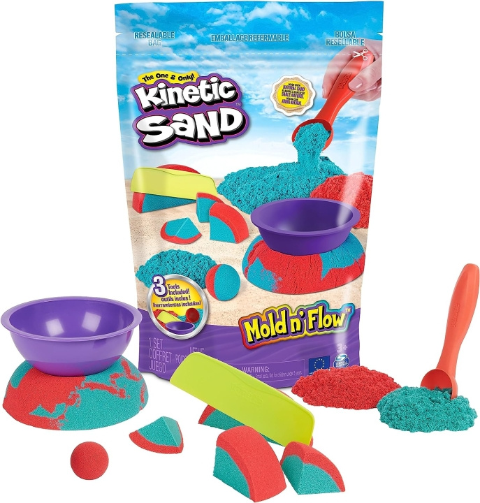 Kinetic Sand Mold N\' Flow (6067819) i gruppen LEKER, BARN OG BABY / Leker / Lek leire, lek sand og tilbehør hos TP E-commerce Nordic AB (C90659)