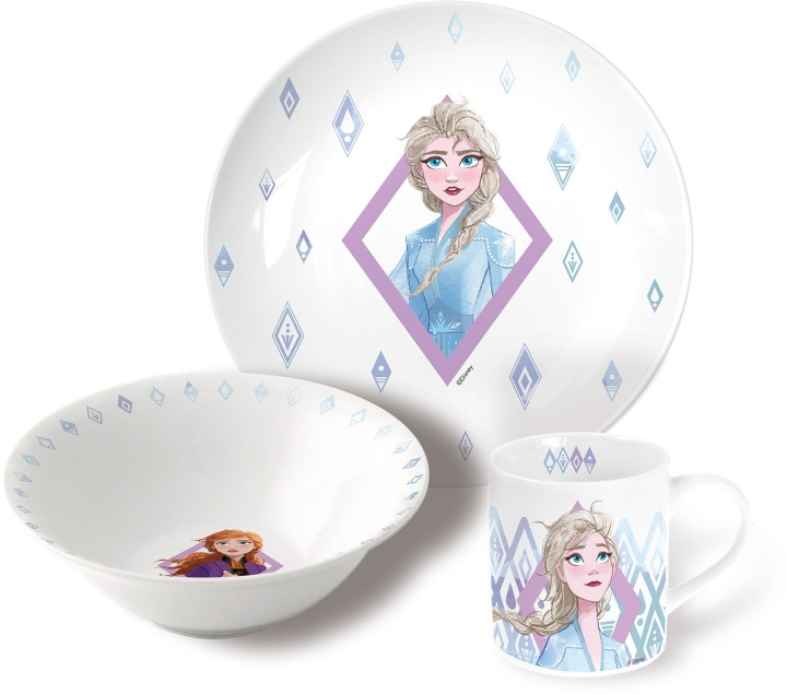 Disney Stor - 3 stk. Gavesett - Frozen (88085) i gruppen LEKER, BARN OG BABY / Spise & drikke / Barneserviser hos TP E-commerce Nordic AB (C90685)