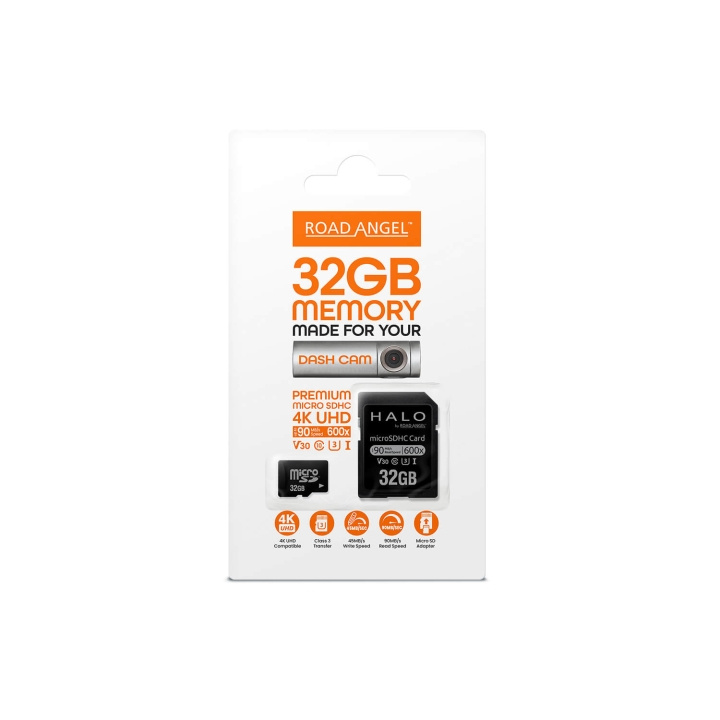 ROAD ANGEL SD Card 32GB U3 Class 10 i gruppen Elektronikk / Lagringsmedia / Minnekort / MicroSD/HC/XC hos TP E-commerce Nordic AB (C90713)