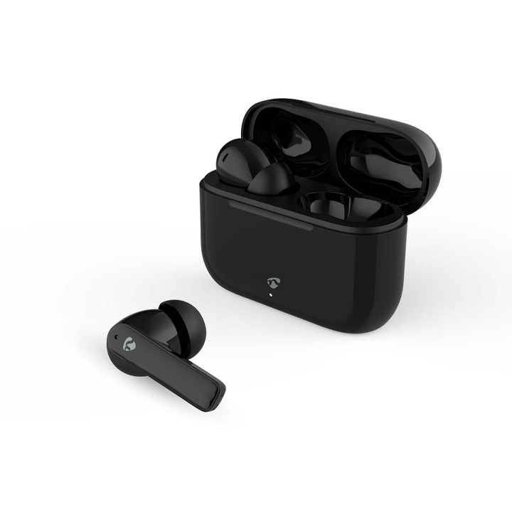 Nedis Fullt Trådløse hodetelefoner | ENC (Environmental Noise Cancelling) | Bluetooth® | Maksimal batteritid: 24 timer | Touch kontroll | Ladeboks | Trådløs ladeetui | Innebygd mikrofon | Stemmestyring | Noise canceling | IPX4 | Sort i gruppen Elektronikk / Lyd & Bilde / Hodetelefoner & Tilbehør / Hodetelefoner hos TP E-commerce Nordic AB (C90765)