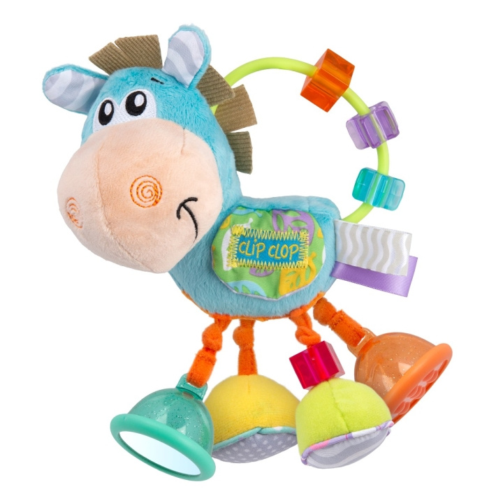 Playgro Clip Clop Aktivitetshest - Blå - (10188462) i gruppen LEKER, BARN OG BABY / Babyleker (0-3 år) / Aktivitetsleker hos TP E-commerce Nordic AB (C90913)