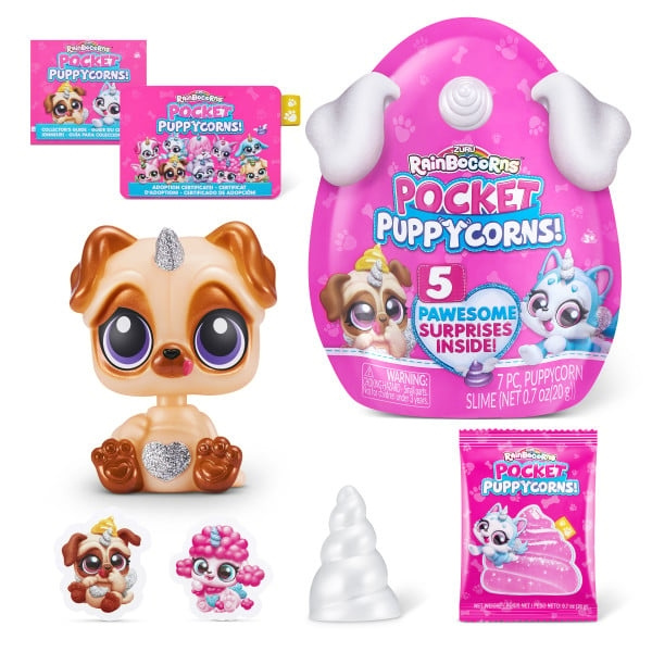 RAINBOCORNS (Bundle ) RAINBOCORNS- POCKET PUPPYCORN SURPRISE-SERIES 1 Bobble Head 1 pk - (9285) i gruppen LEKER, BARN OG BABY / Leker / Figurer, miniatyrer og tilbehør hos TP E-commerce Nordic AB (C90915)