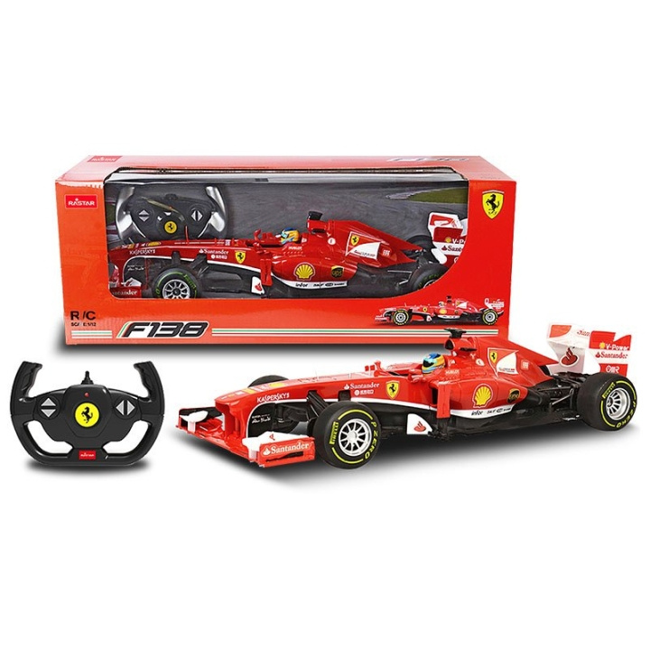 Rastar 1:12 Ferrari F1 - Rød (23063) i gruppen LEKER, BARN OG BABY / Leker / Lekebiler hos TP E-commerce Nordic AB (C90921)