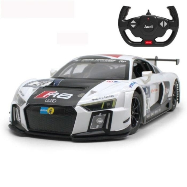 Rastar RC 1:14 Audi R8 Performance - Sølv (23019) i gruppen LEKER, BARN OG BABY / Radiostyrt / Radiostyrte biler hos TP E-commerce Nordic AB (C90942)