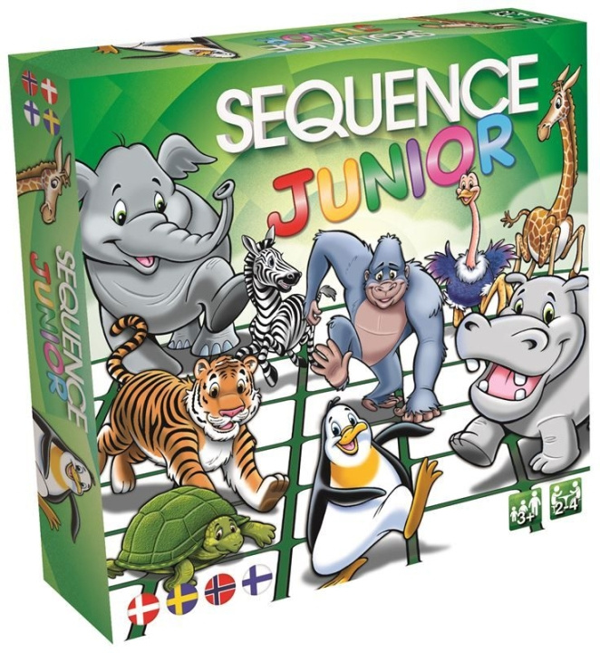 Asmodee Sequence Junior (Nordic) (GOL8004) i gruppen LEKER, BARN OG BABY / Spill / Brettspill hos TP E-commerce Nordic AB (C91020)