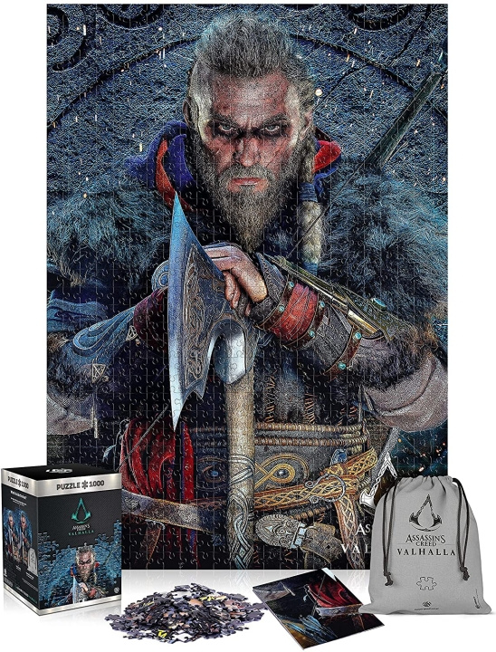 Assassins Creed Valhalla: Eivor puzzles 1000 pcs i gruppen SPORT, FRITID & HOBBY / Hobby / Puslespill hos TP E-commerce Nordic AB (C91021)