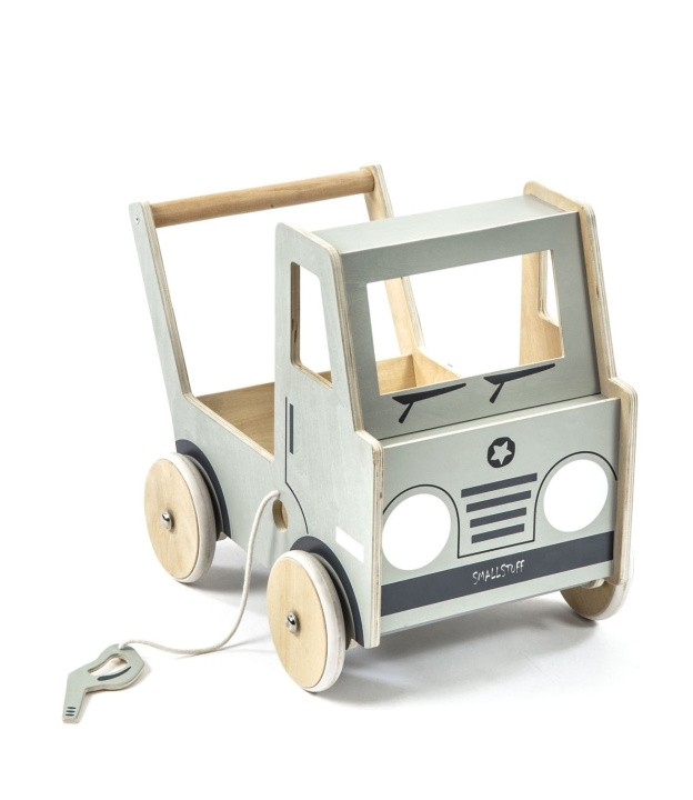 Smallstuff Truck Walker - Grå i gruppen LEKER, BARN OG BABY / Babyleker (0-3 år) / Lære seg å gå hos TP E-commerce Nordic AB (C91117)