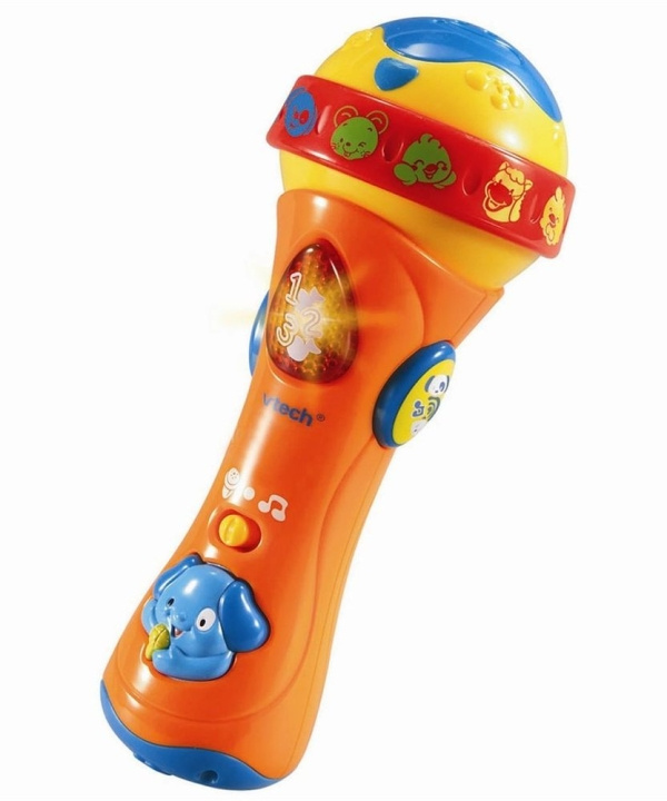 VTech Baby Sing along-mikrofon (dansk) (950-078735) i gruppen LEKER, BARN OG BABY / Babyleker (0-3 år) / Aktivitetsleker hos TP E-commerce Nordic AB (C91121)