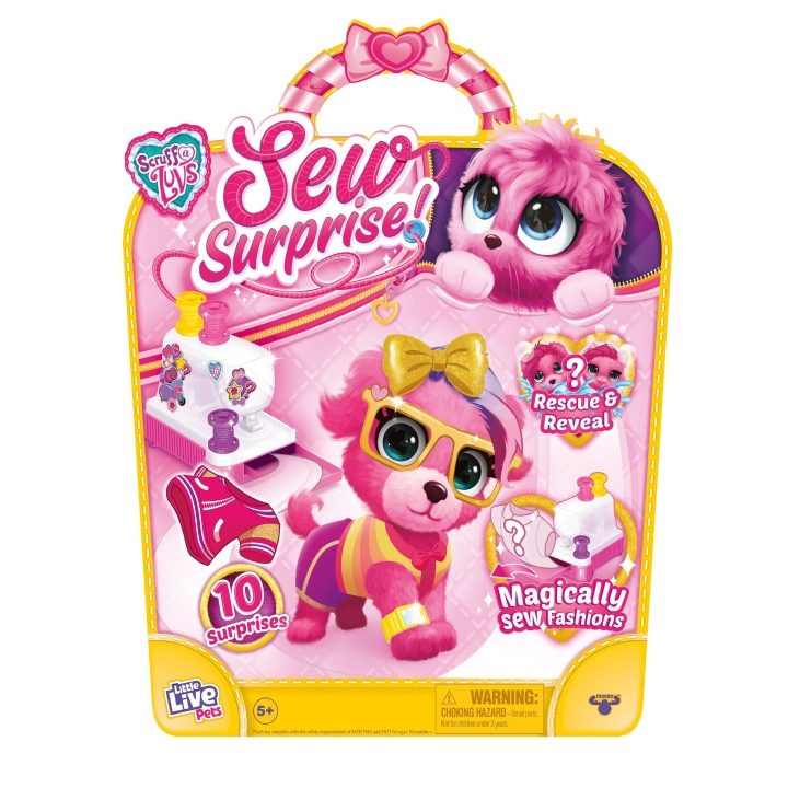 Scruff-a-Luv s - Sew Wow Pink - (30385) i gruppen LEKER, BARN OG BABY / Babyleker (0-3 år) / Kosedyr hos TP E-commerce Nordic AB (C91231)