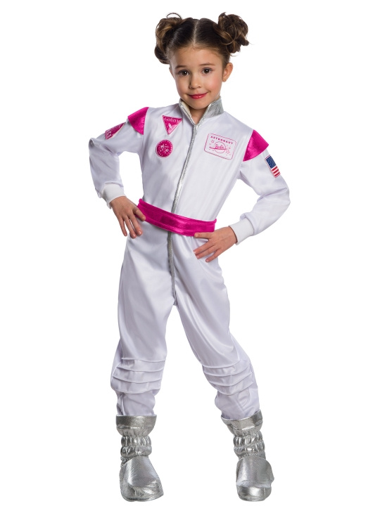 Rubies Kostyme - Barbie Astronaut (110-116 cm) i gruppen LEKER, BARN OG BABY / Leker / Masker og kostymer hos TP E-commerce Nordic AB (C91270)