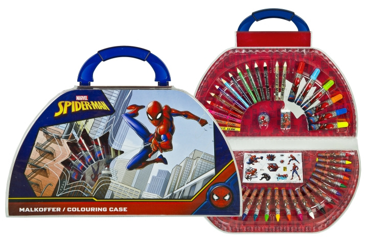 Undercover Spider-man - Fargeleggingskoffert (51 stk.) (6600000021) i gruppen LEKER, BARN OG BABY / Leker / Tegne & regne hos TP E-commerce Nordic AB (C91272)