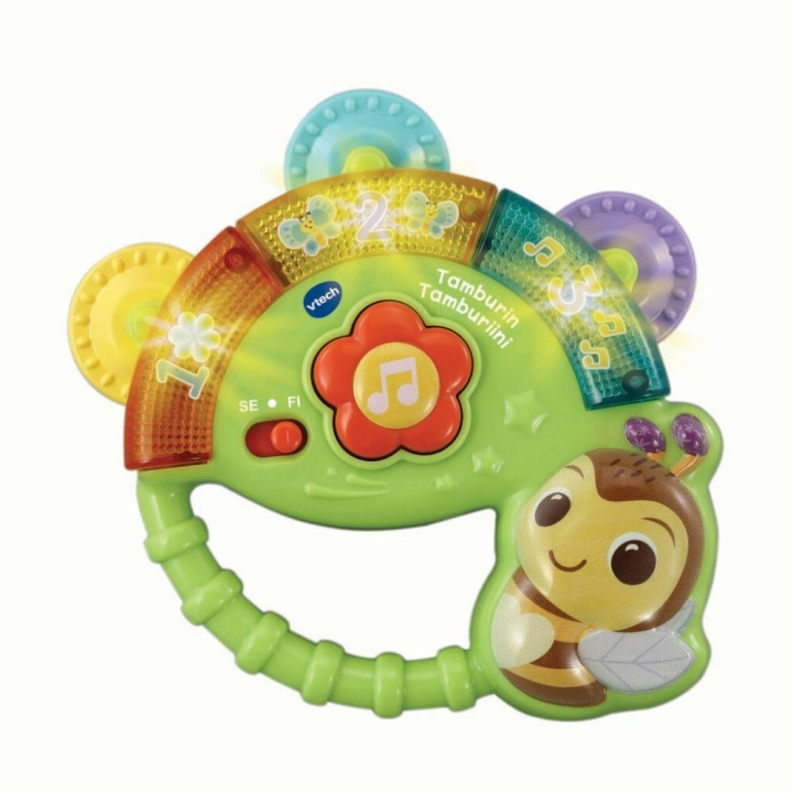 VTech Shaking Sounds Tambourine DK & NO (950-558632) i gruppen LEKER, BARN OG BABY / Babyleker (0-3 år) / Aktivitetsleker hos TP E-commerce Nordic AB (C91323)