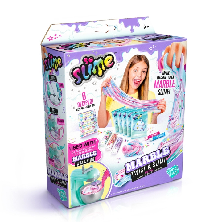 So Slime Marble Twist og Slime refill (2390) i gruppen LEKER, BARN OG BABY / Leker / Eksperiment & DIY hos TP E-commerce Nordic AB (C91332)