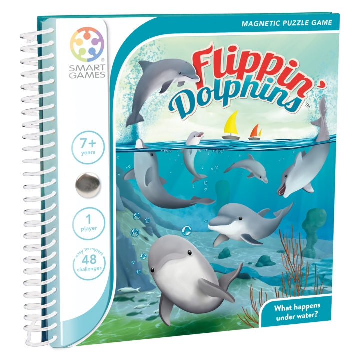 Smart Games SmartGames - Magnetic Travel - Flippin Dolphins (Nordic) (SG2330) i gruppen LEKER, BARN OG BABY / Spill / Brettspill hos TP E-commerce Nordic AB (C91343)