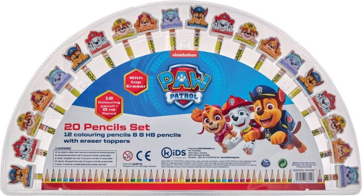 Paw Patrol Barnelisenser - Blyanter - Paw Patrol (045507053-PW19908) i gruppen LEKER, BARN OG BABY / Leker / Tegne & regne hos TP E-commerce Nordic AB (C91377)