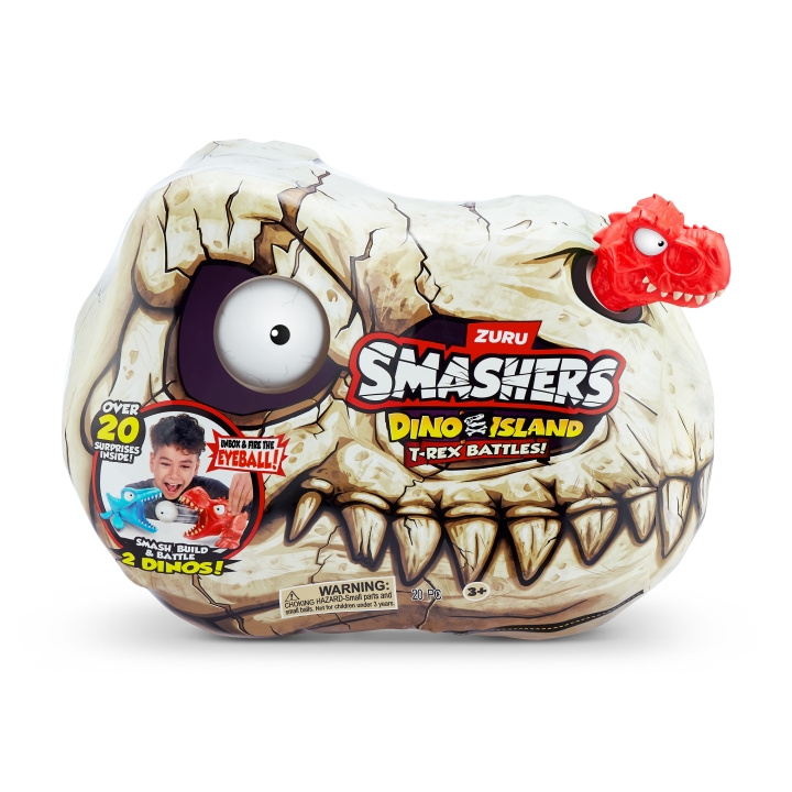 Smashers Dino Island-Series 1 Mini T-Rex Battle lekesett Ass. ( 74114 ) i gruppen LEKER, BARN OG BABY / Leker / Lekesett hos TP E-commerce Nordic AB (C91420)