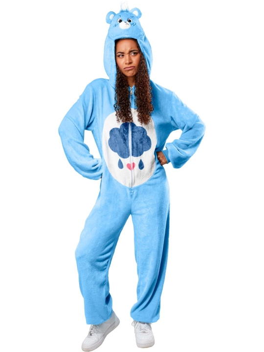 Rubies Care Bears - Grumpy Bear Onesie for voksne (størrelse L) i gruppen LEKER, BARN OG BABY / Leker / Masker og kostymer hos TP E-commerce Nordic AB (C91472)