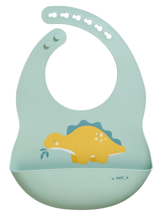 SARO Baby Party Smekke Hunter Mint (SAO16623) i gruppen LEKER, BARN OG BABY / Spise & drikke / Smekker hos TP E-commerce Nordic AB (C91508)