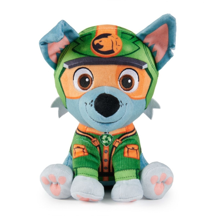 Paw Patrol Jungle Basic Plysj 20 cm - Rocky i gruppen LEKER, BARN OG BABY / Babyleker (0-3 år) / Kosedyr hos TP E-commerce Nordic AB (C91527)