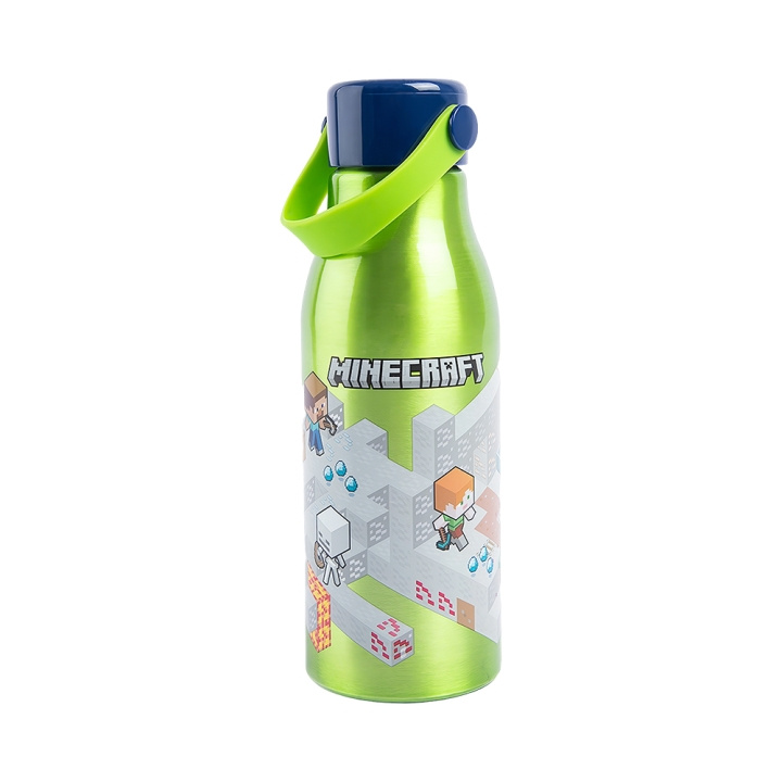 STOR Vannflaske med fleksibelt håndtak 760 ml - Minecraft (088808715-40461) i gruppen LEKER, BARN OG BABY / Spise & drikke / Tåteflasker & tilbehør hos TP E-commerce Nordic AB (C91576)