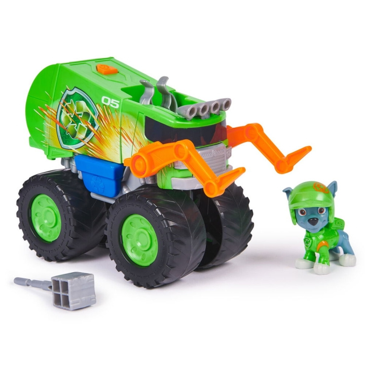 Paw Patrol Rescue Wheels temakjøretøy - Rocky (6069331) i gruppen LEKER, BARN OG BABY / Leker / Lekebiler hos TP E-commerce Nordic AB (C91600)