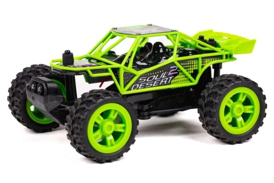 TECHTOYS Soul Desert 2 R/C 1:32 2,4G Li-Po 90mAh 3,7V - Grønn (471470) i gruppen LEKER, BARN OG BABY / Radiostyrt / Radiostyrte biler hos TP E-commerce Nordic AB (C91622)