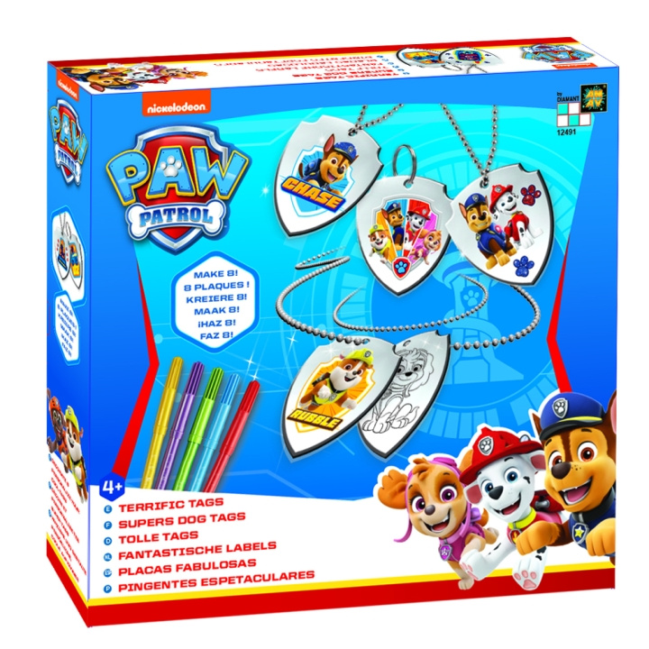 Paw Patrol Fantastiske merkelapper (AM-12491) i gruppen LEKER, BARN OG BABY / Leker / Håndtverk hos TP E-commerce Nordic AB (C91658)