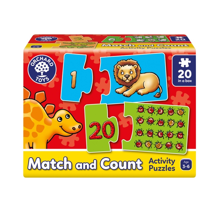 Orchard Toys Match & Count Puzzle (600219) i gruppen LEKER, BARN OG BABY / Leker / Barnas puslespill hos TP E-commerce Nordic AB (C91746)