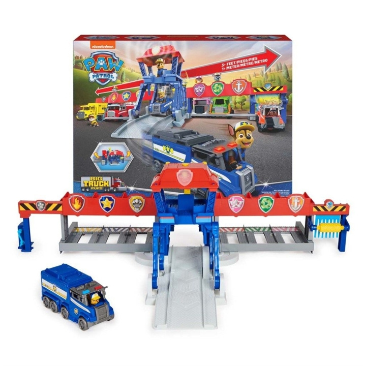 Paw Patrol Store lastebiler - Truck Stop HQ (6063869) i gruppen LEKER, BARN OG BABY / Leker / Lekebiler hos TP E-commerce Nordic AB (C91799)