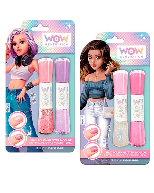 WOW Generation Colour And Glitter neglelakk (WOW00013-314-CDU) i gruppen LEKER, BARN OG BABY / Leker / Lite hjem & rollespill hos TP E-commerce Nordic AB (C91804)