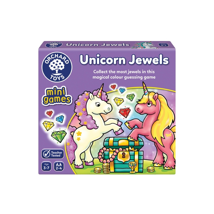 Orchard Toys Unicorn Jewels - Minispill (600366) i gruppen LEKER, BARN OG BABY / Spill / Brettspill hos TP E-commerce Nordic AB (C91843)