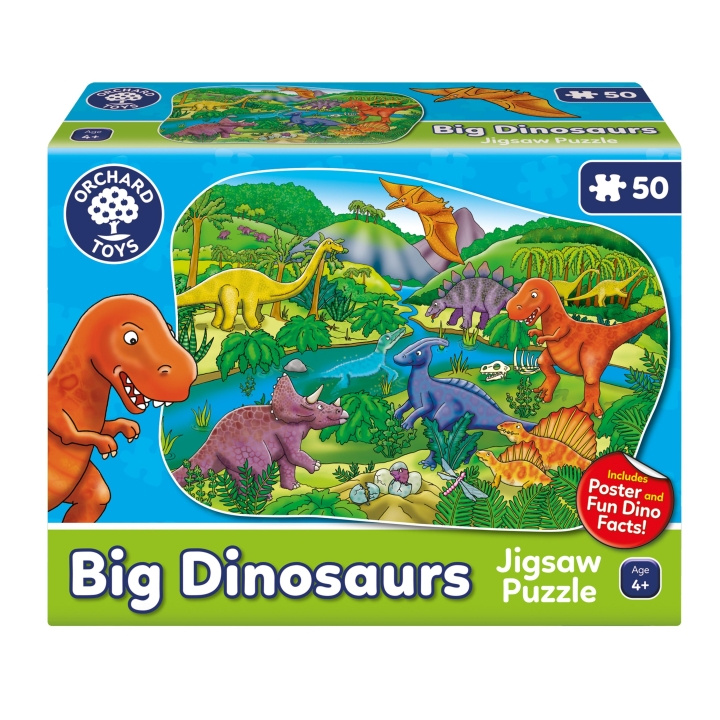 Orchard Toys Stort dinosaurpuslespill (600256) i gruppen LEKER, BARN OG BABY / Leker / Barnas puslespill hos TP E-commerce Nordic AB (C91852)