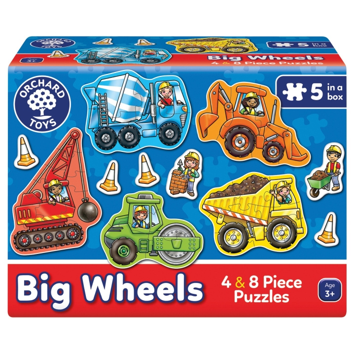 Orchard Toys Big Wheels puslespill (600201) i gruppen LEKER, BARN OG BABY / Leker / Barnas puslespill hos TP E-commerce Nordic AB (C91859)